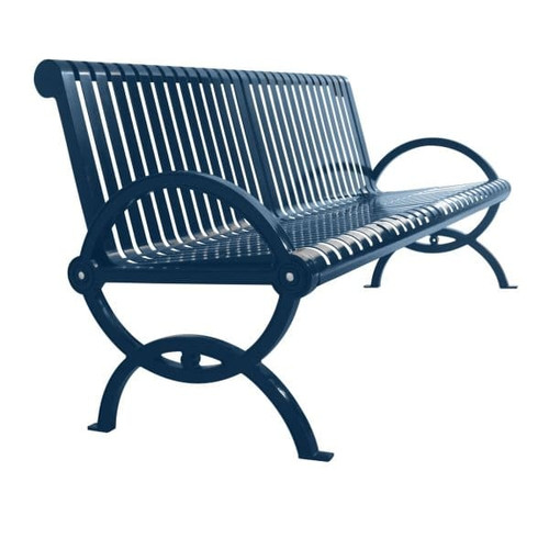 Ultrasite Ultra Blue Portable Durham Bench 6' Vertical Slat