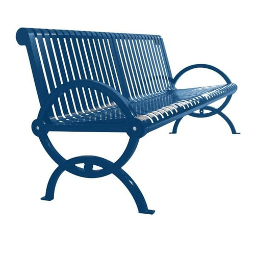 Ultrasite Blue Portable Durham Bench 6' Vertical Slat