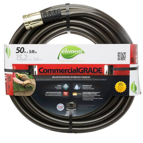 Swan Industrial Pro Garden Hose Kink-Free 5/8" 50' Length Heavy-Duty