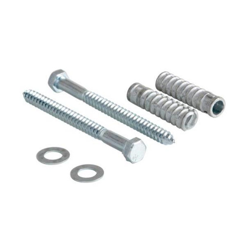 Vestil Car Stop 2 Hole Concrete Hardware Mounting Kit Package Of 3