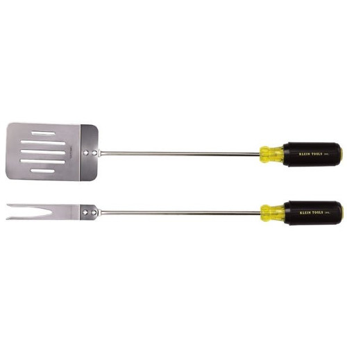 Klein Tools Stainless Steel 2-Piece Grill Tool Set
