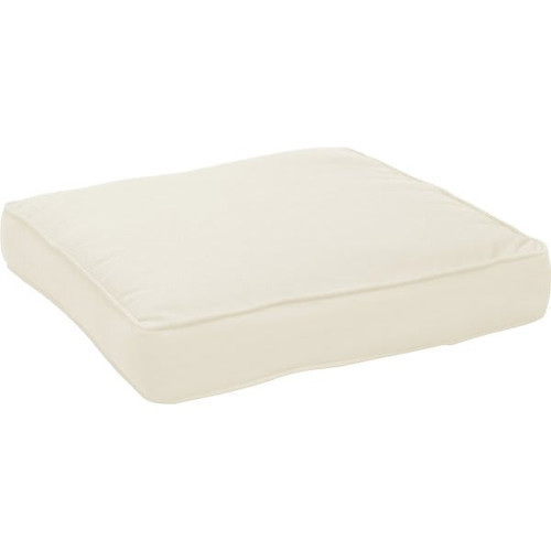 Fiberbuilt Custom Cushion Box Welt Seat Cushion In Sunbrella Natural