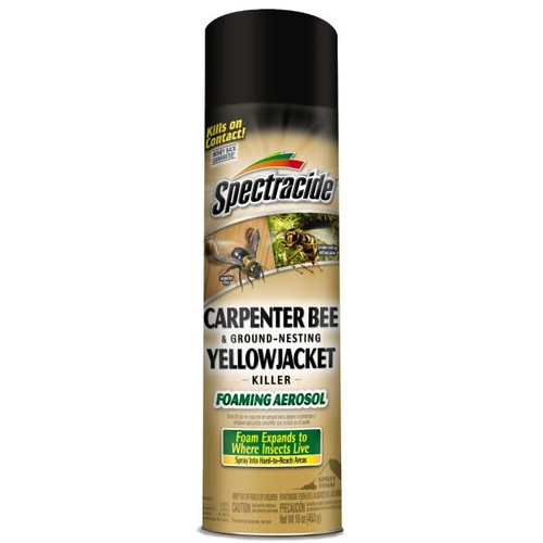 Spectracide Carpenter Bee And Yellowjacket Killer Foaming Aerosol, Case Of 12