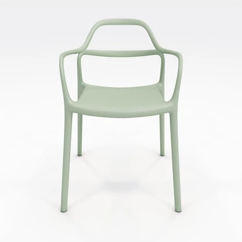 Kfi Express Yourself Indoor/outdoor Solid Polypropylene Chair In Sage