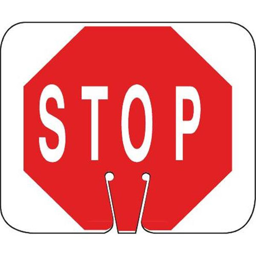 Stop Traffic Cone, Snap-On Sign