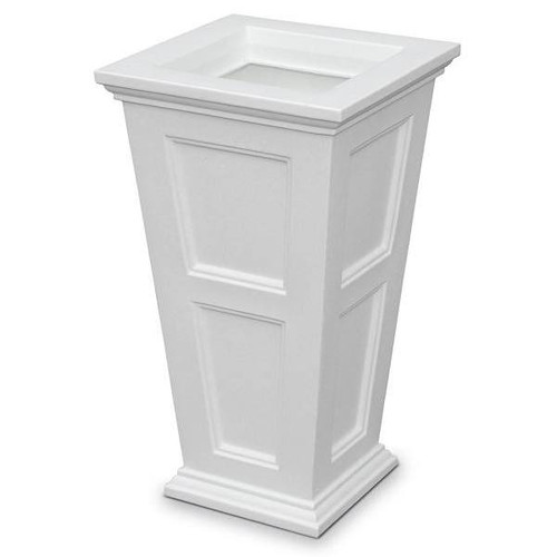 Mayne Fairfield 34" Tall Planter - White