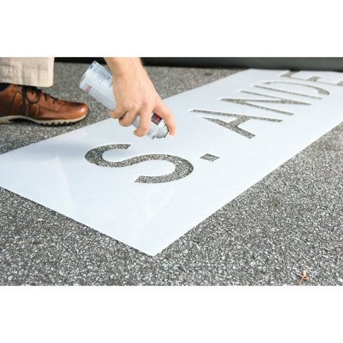 Parking Stop Block Stencil - Custom