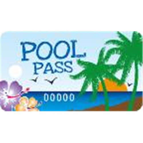 Pool Pass Palm Trees, Package Of 100