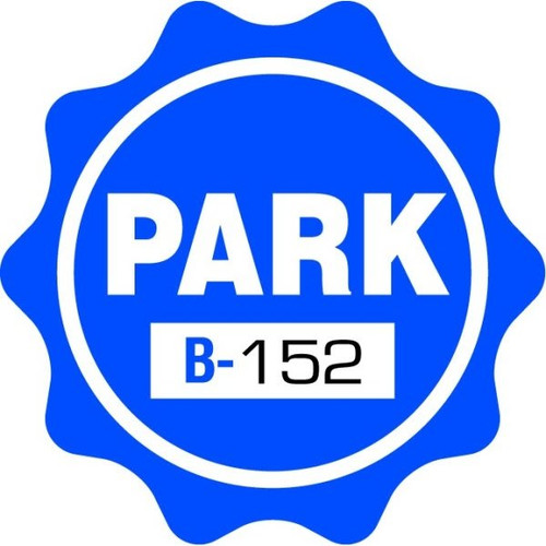Parking Permit Static Cling Wavy Circle, Blue, 2-1/4 Diameter Package Of 100