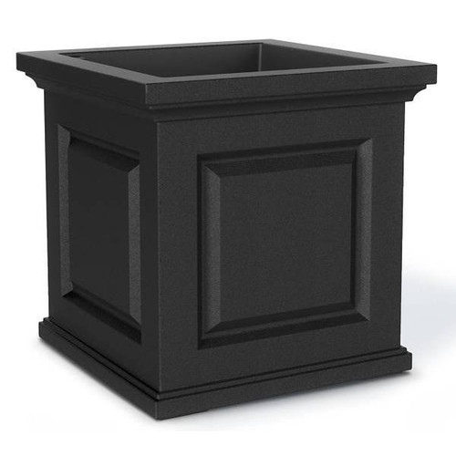 Mayne Nantucket 20x20 Square Planter - Black