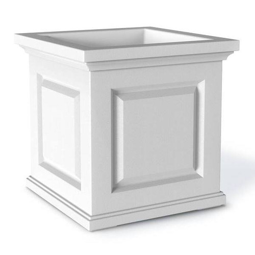 Mayne Nantucket 20x20 Square Planter - White