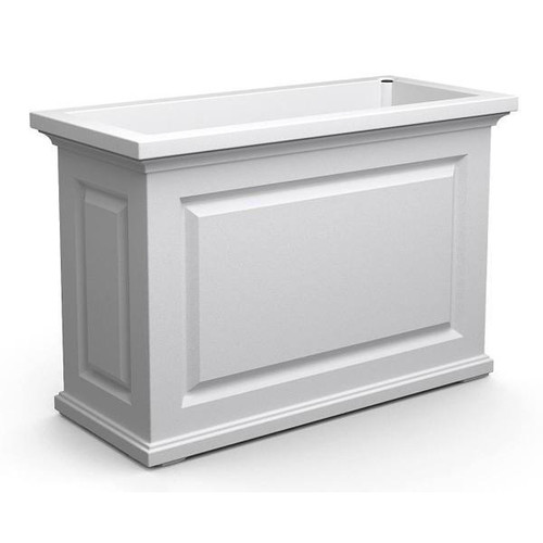 Mayne Nantucket Trough Planter - White