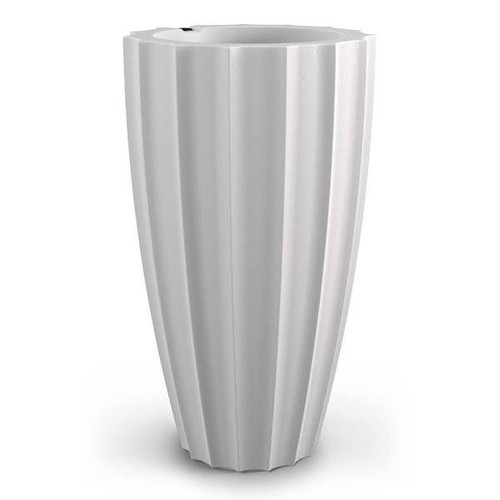 Mayne Sedona 18in. Round Planter - White