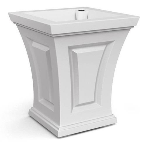 Mayne Cambridge 18" Tall Planter - White