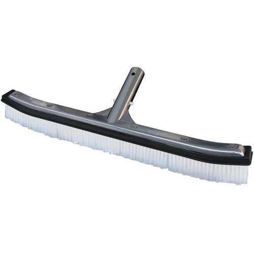 Hdx 18 In Swimming Pool & Spa Brush With Deluxe Nylon Bristles And Aluminum Back