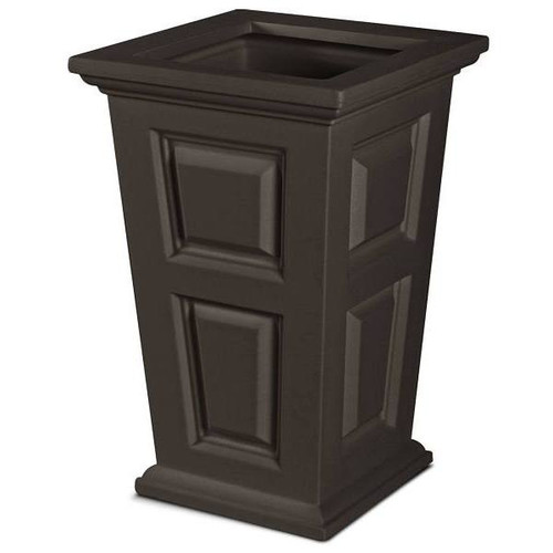 Mayne Wyndham 24" Tall Planter - Espresso
