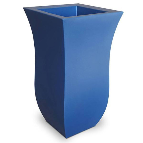 Mayne Valencia 30" Tall Planter - Neptune Blue