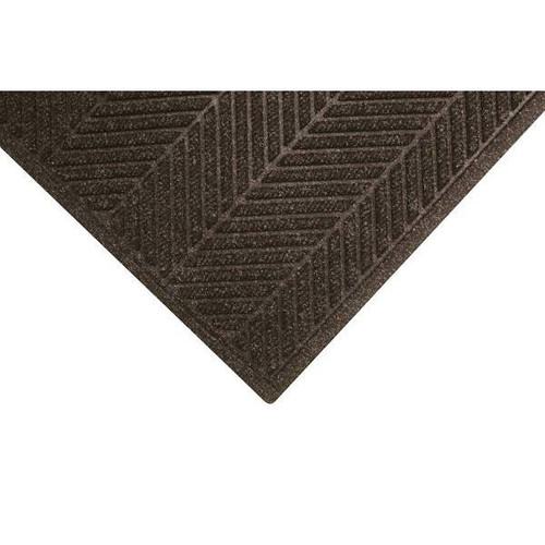 M+a Matting Waterhog Max Herringbone Chestnut Brown 4' X 6' Commercial Floor Mat