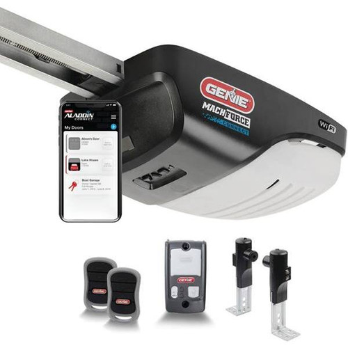 Genie 2 HPC Wi-Fi Smart Garage Door Opener W/ 3-Button Remotes And Wall Console