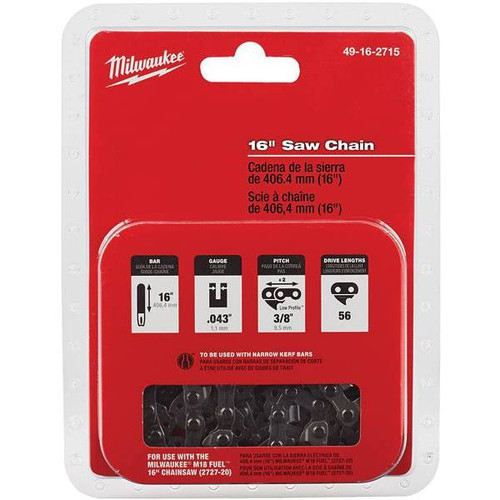 Milwaukee 16 In. Chainsaw Chain