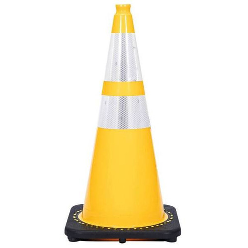 Mr. Chain 28-Inch Yellow Reflective Cone And Reflective Chain Kit Case Of 6