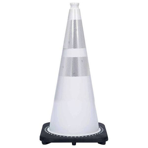 Mr. Chain 28-Inch White Reflective Cone Case Of 6