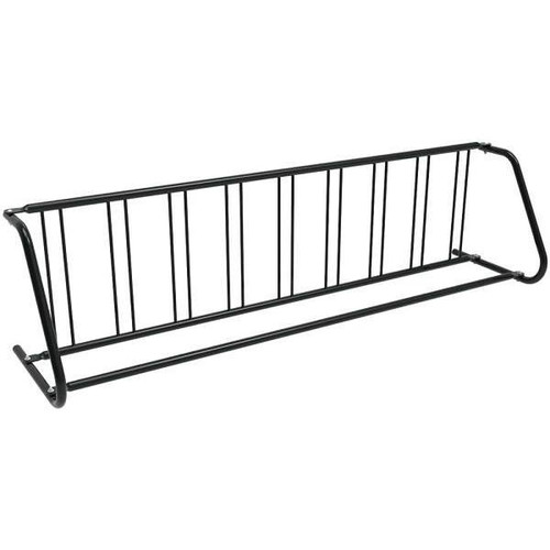9-Bike Single-Sided Grid Rack (Black)