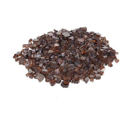 Fire Sense Burnt Bronze Reflective Fire Glass