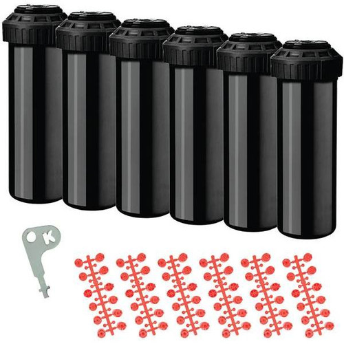 K-Rain Pop-Uprotary 5 In. K2 PRO Gear Drive Sprinkler (6-Pack)