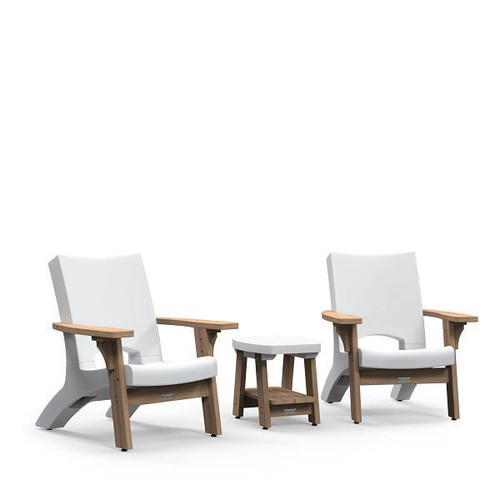 Mayne Mesa 3-Piece Conversation Set - White, Package Of 3