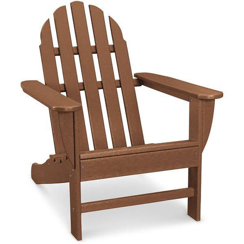 Cape Soleil Verde Modern Adirondack Chair In Teak