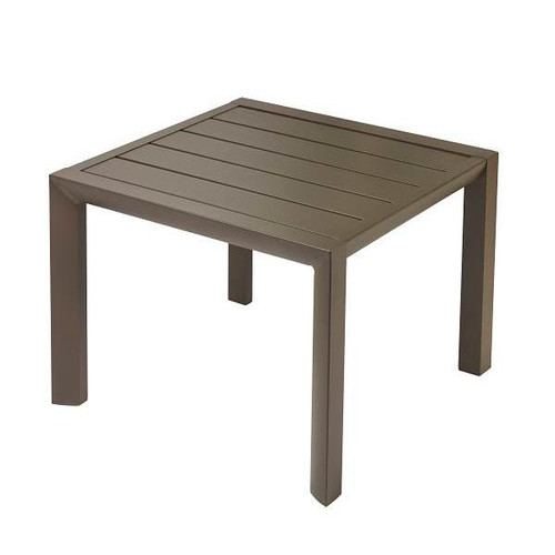 Grosfillex Sunset Low Table, Fusion Bronze