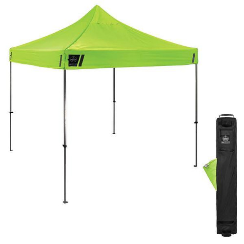 Ergodyne 6000 Single Lime Heavy-Duty Pop-Up Tent 10ftx10ft