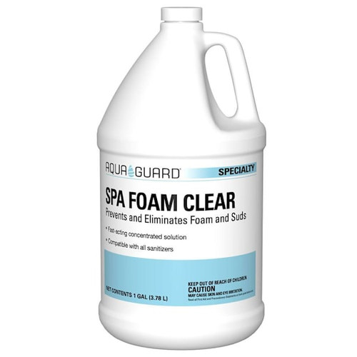 Aquaguard 1 Gallon Spa Foam Clear