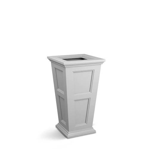 Mayne Fairfield 28in Tall Planter - White