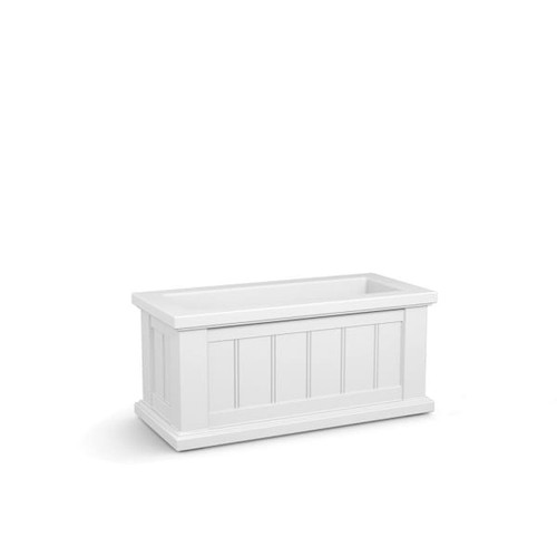 Mayne Cape Cod 24x11 Planter - White