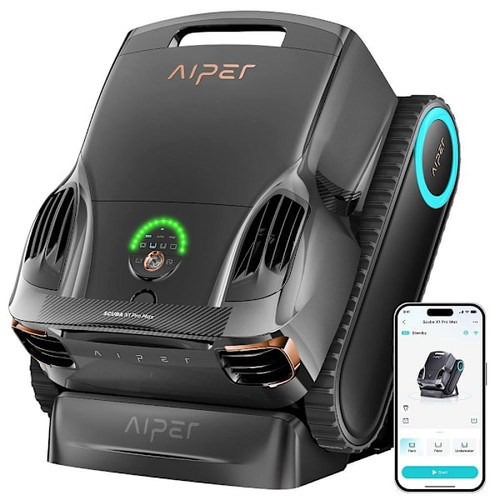 Aiper Scuba X1 PRO Max All-In-One Robotic Pool Vacuum Cleaner Flexipath 2.0