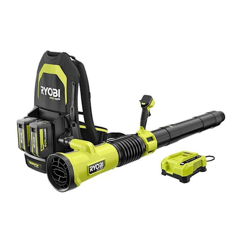 Ryobi 40v Brushless Whisper Series 200 Mph Cordless Battery Backpack Leaf Blower