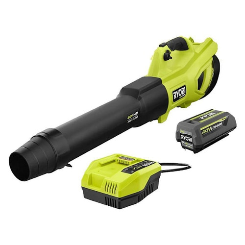 Ryobi 40v Brushless Whisper Series 160 Mph 650 CFM Cordless Battery Leaf Blower