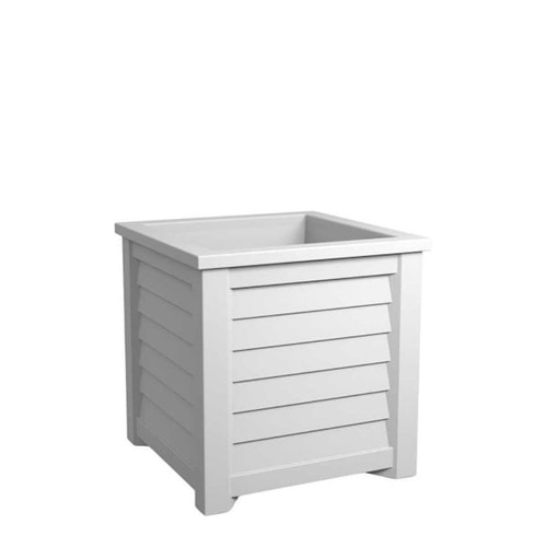 Lakeland 20x20 Square Planter - White