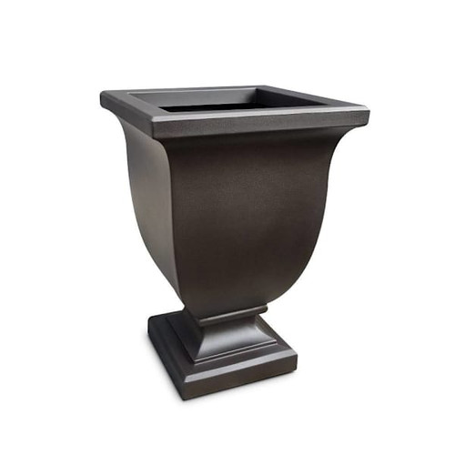 Mayne Augusta 26in Tall Planter - Espresso