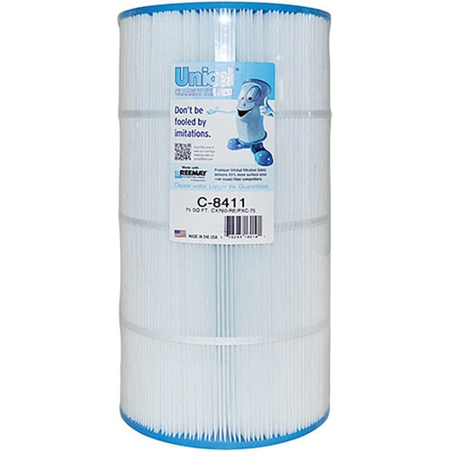 Unicel C8411 Heavy-Duty 75 Sqft. 17.4" Pool/Spa Repl. Cleaning Filter Cartridge