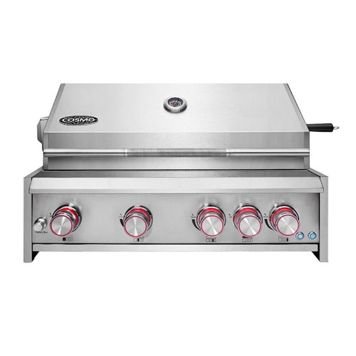 Cosmo 32" Built-In Propane Gas Grill With 5 Burners Infrared Rotisserie LED Ss