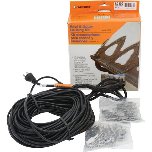 Frost King 100 Ft. Roof/Gutter De-Icing Cable Kit