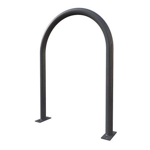 Dero By Playcore 2-Bike Iron Gray Surface Mount Hoop Rack