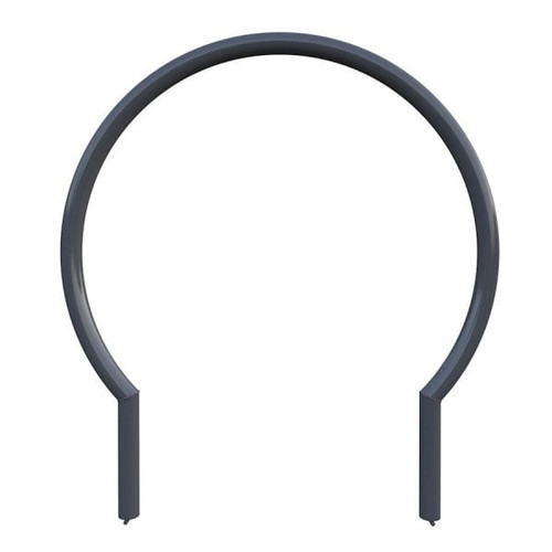 Dero By Playcore 2-Bike Iron Gray In-Ground Mount Round Rack