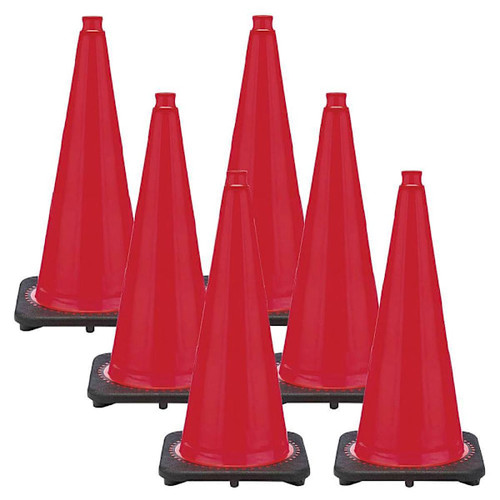 Mr. Chain 28" Red Traffic Cones Package Of 6
