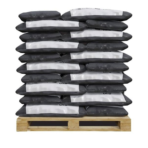 Groundsmart 75 cu. ft. Black Recycled Rubber Mulch Pallet Of 50