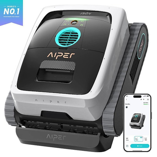 Aiper Scuba N3 Robotic Pool Cleaner With Ai Vision & Waveline Waterline Cleaning
