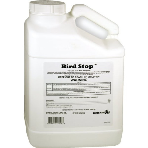 Bird-X 1 Gallon Bird Stop Non-Toxic Concentrate Liquid Bird Deterrent